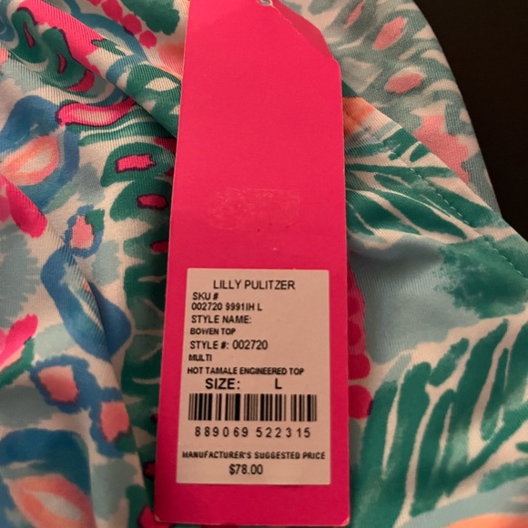 Lilly Pulitzer Bowen Top NWT Women’s Size Large - Picture 4 of 4